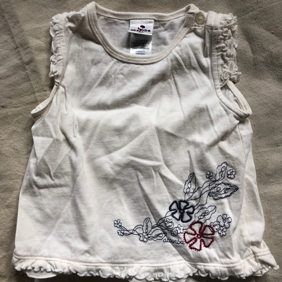 Absorba 2 piece outfit, NWOT, cream w/ red & blue. BUNDLE & SAVE! - Picture 5 of 8